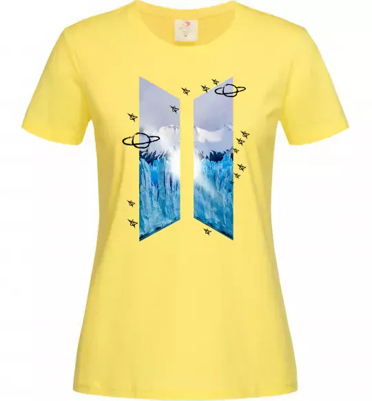 Жіноча футболка BTS малюнок Лимонний фото