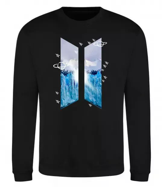 Свитшот BTS малюнок Черный фото