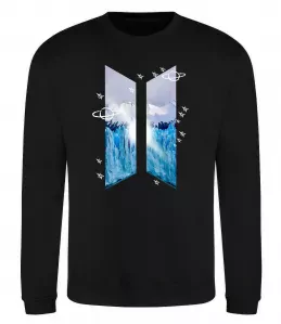 Свитшот BTS малюнок Черный фото