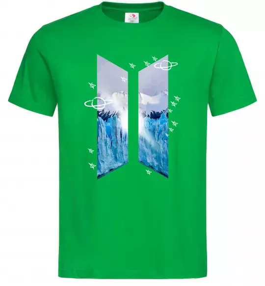 Мужская футболка BTS малюнок Зеленый фото