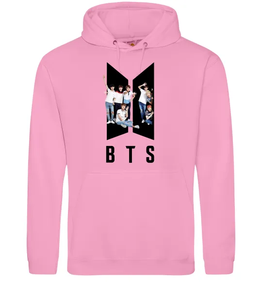 Чоловіча толстовка (худі) Фото BTS Рожевий фото