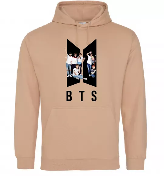 Чоловіча толстовка (худі) Фото BTS Пісочний фото