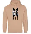Чоловіча толстовка (худі) Фото BTS Пісочний фото