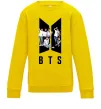 Детский Свитшот Фото BTS Солнечно желтый фото