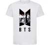 Дитяча футболка Фото BTS Білий фото