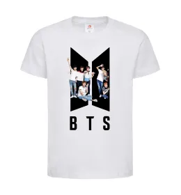 Дитяча футболка Фото BTS Білий фото