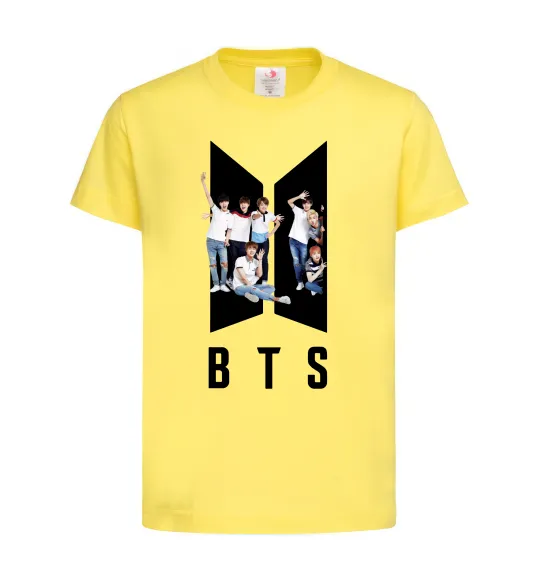 Дитяча футболка Фото BTS Лимонний фото