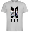 Мужская футболка Фото BTS Серый фото