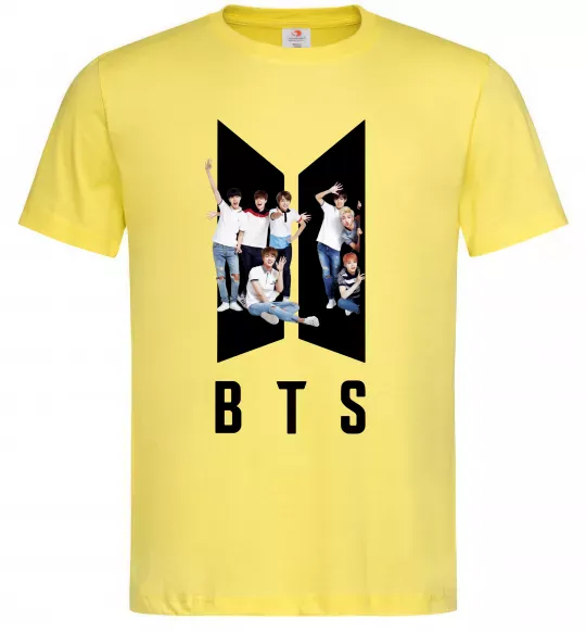 Мужская футболка Фото BTS Лимонный фото