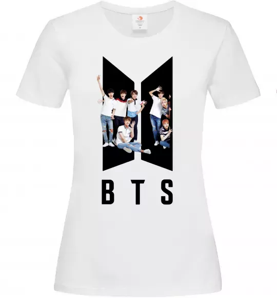 Жіноча футболка Фото BTS Білий фото