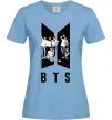 Жіноча футболка Фото BTS Блакитний фото