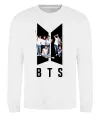 Свитшот Фото BTS Белый фото