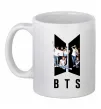 Чашка керамическая Фото BTS Белый Чашка керамическая Фото BTS Белый фото