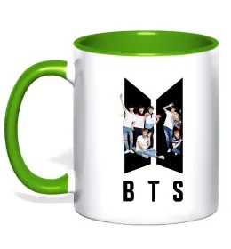 Чашка с цветной ручкой