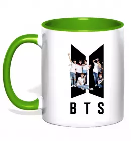 Чашка с цветной ручкой