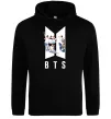 Женская толстовка (худи) Фото BTS Черный фото