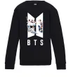 Детский Свитшот Фото BTS Черный фото