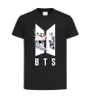 Дитяча футболка Фото BTS Чорний фото