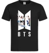 Мужская футболка Фото BTS Черный фото