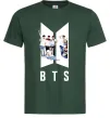 Мужская футболка Фото BTS Темно-зеленый фото