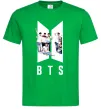 Мужская футболка Фото BTS Зеленый фото