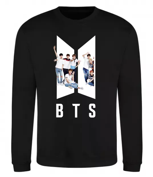 Свитшот Фото BTS Черный фото