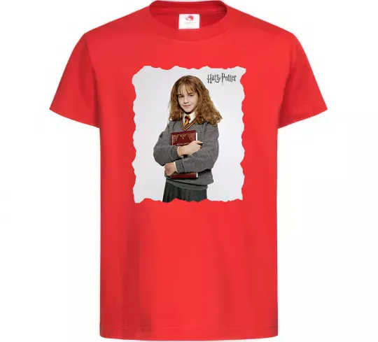 Дитяча футболка Герміона Грейнджер, колір - червоний, розмір 5-6 років Червоний фото
