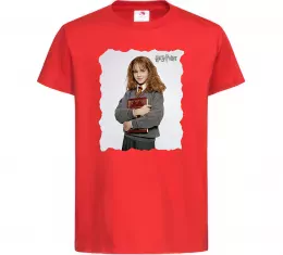 Дитяча футболка Герміона Грейнджер, колір - червоний, розмір 5-6 років Червоний фото