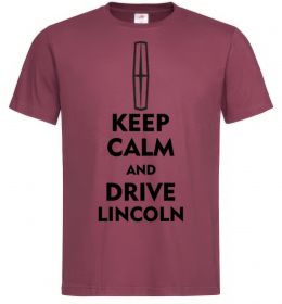 Чоловіча футболка Drive Lincoln, колір - бордовий, розмір - XL Чоловіча футболка Drive Lincoln, колір - бордовий, розмір - XL
