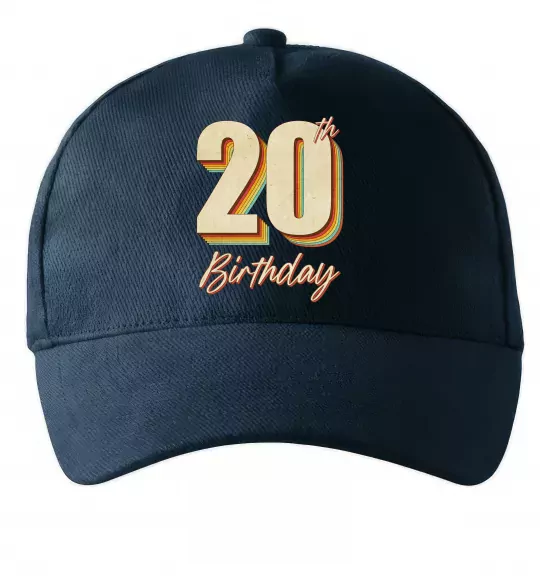 Кепка 20th Birthday Темно-синий фото