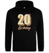 Мужская толстовка (худи) 20th Birthday Черный фото
