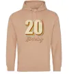 Женская толстовка (худи) 20th Birthday Песочный фото