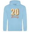 Женская толстовка (худи) 20th Birthday Голубой фото