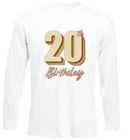 Лонгслив 20th Birthday Белый фото