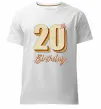 Чоловіча преміум футболка 20th Birthday Білий фото