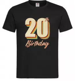 Мужская футболка №20 original since Черный фото
