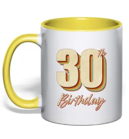 Чашка с цветной ручкой