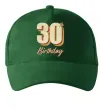 Кепка 30th Birthday Темно-зеленый фото