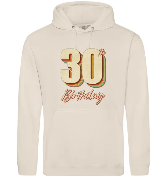 Мужская толстовка (худи) 30th Birthday Таш фото