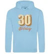 Жіноча толстовка (худі) 30th Birthday Блакитний фото