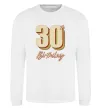 Свитшот 30th Birthday Белый фото
