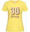 Жіноча футболка 30th Birthday Лимонний фото