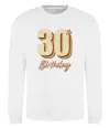 Свитшот 30th Birthday Белый фото