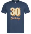 Мужская футболка 30th Birthday Темно-синий фото