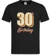 Мужская футболка 30th Birthday Черный фото