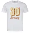Мужская футболка 30th Birthday Белый фото