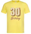 Мужская футболка 30th Birthday Лимонный фото