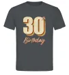 Мужская футболка 30th Birthday Графит фото
