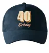 Кепка 40th Birthday Темно-синий фото