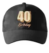 Кепка 40th Birthday Черный фото